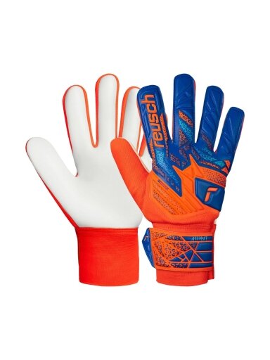 Reusch Attrakt Starter Solid vyrų nuo piršliavų oranžiniai-mėlyni 5570514 2290