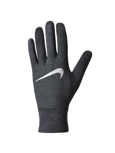 Nike Dri-Fit Fleece moteriškos bėgimo pirštinės, pilkos N1002577082