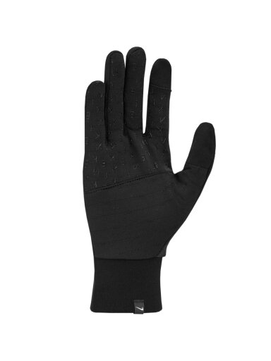 Nike Therma-Fit moteriškos bėgimo pirštinės juodos N1002979082