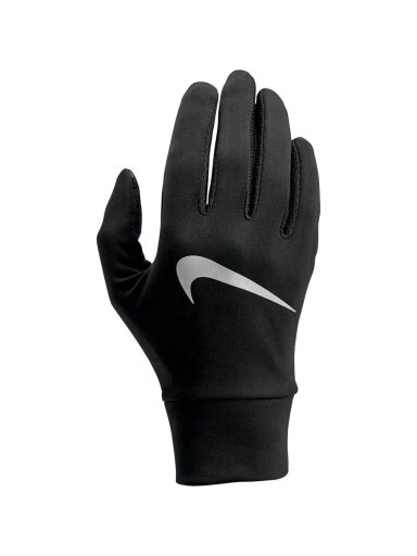 Nike Dry Lengvos moteriškos pirštinės juodos NRGM1082
