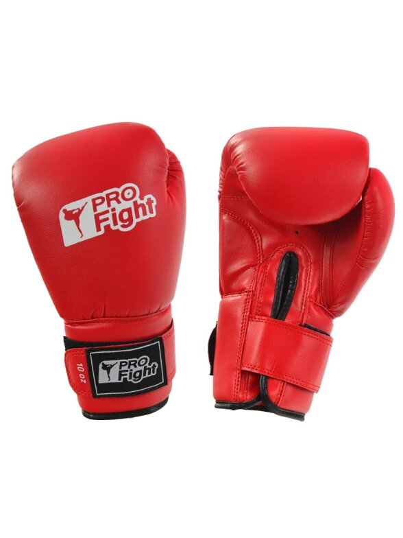 Profight bokso pirštinės PVC raudonos