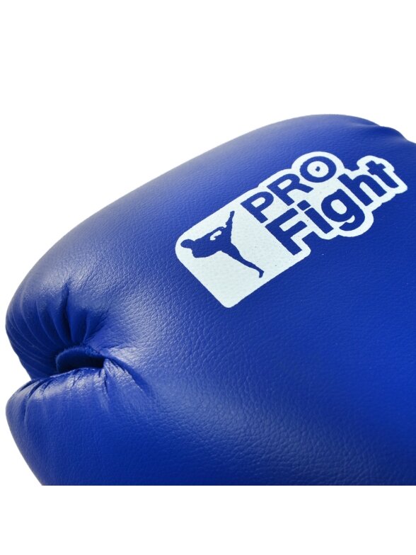 Profight boksininko pirštinės iš odos Dragon mėlynos 4
