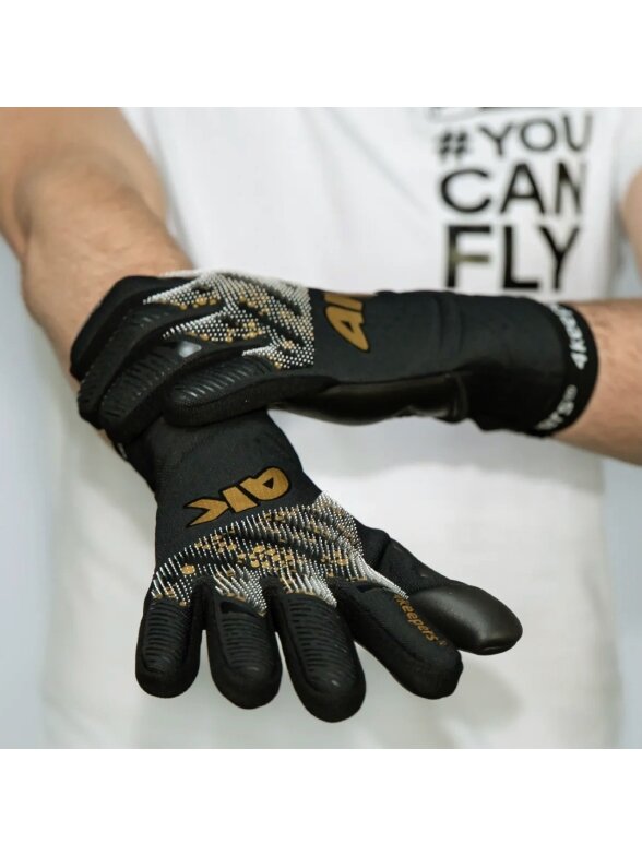 Vartininko pirštinės 4Keepers Elite Drake NC juodos 7 Vartininko pirštinės 4Keepers Elite Drake NC juodos 7