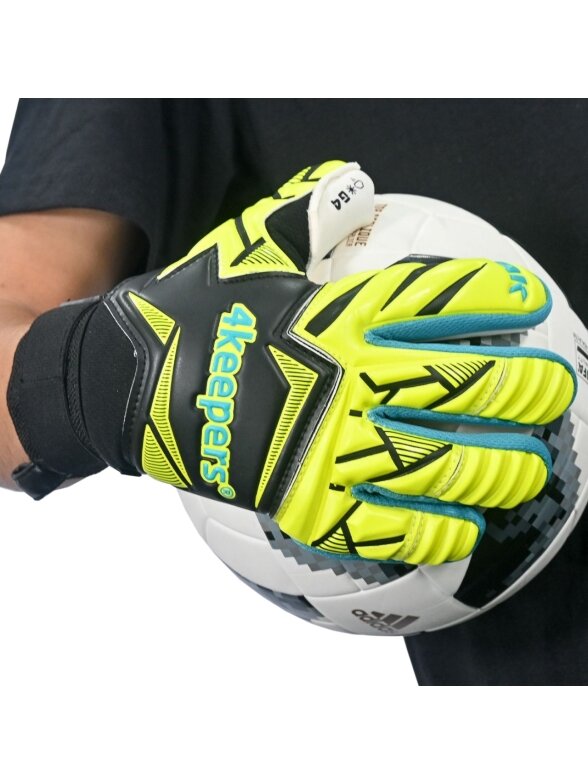 4Keepers Force V5.25 Wave NC vartininko pirštinės, juodos-žalios fluo 3 4Keepers Force V5.25 Wave NC vartininko pirštinės, juodos-žalios fluo 3