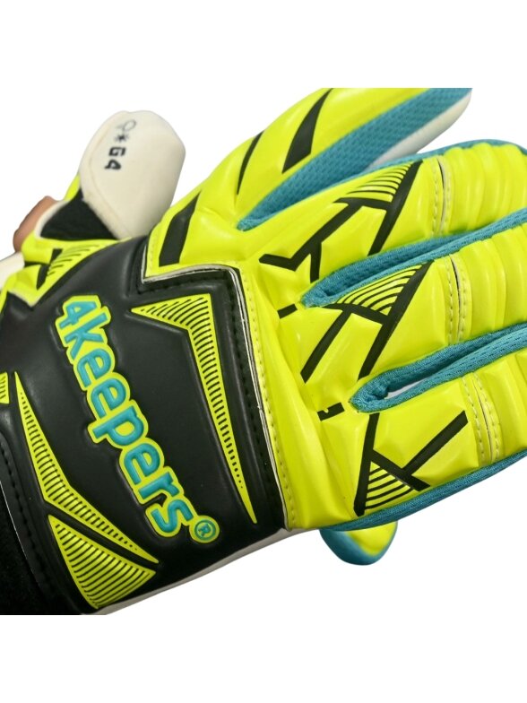4Keepers Force V5.25 Wave NC vaikiškos vartininko pirštinės, juodos-žalios fluo 4 4Keepers Force V5.25 Wave NC vaikiškos vartininko pirštinės, juodos-žalios fluo 4