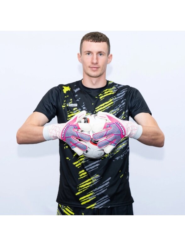 4Keepers vartininko pirštinės Neo Raya RFG2 baltai rožinės 7