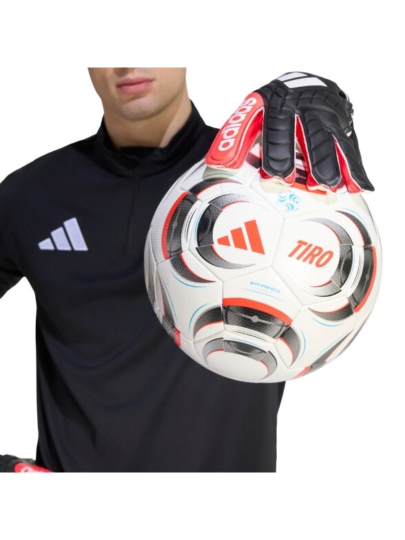 adidas Copa Club vartininko pirštinės juodos-raudos 5 adidas Copa Club vartininko pirštinės juodos-raudos 5