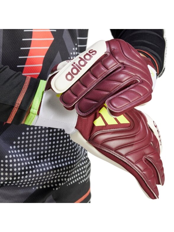 Adidas Copa GL League vartininko pirštinės, bordo spalvos IQ4012 3 Adidas Copa GL League vartininko pirštinės, bordo spalvos IQ4012 3