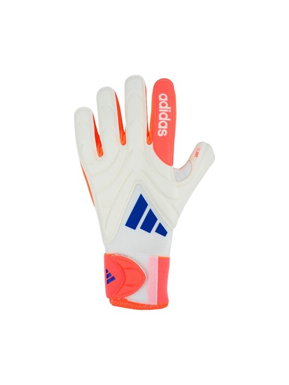 adidas Copa League vartininko pirštinės baltos-oranžinės vyrams JN5343 adidas Copa League vartininko pirštinės baltos-oranžinės vyrams JN5343