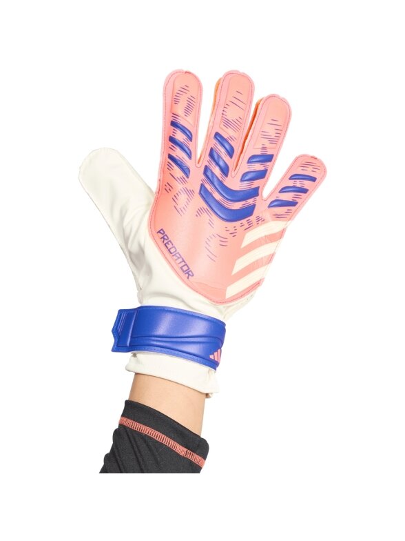 adidas Predator Glove Training vartininko pirštinės vyrams baltos-oranžinės JN5355 1 adidas Predator Glove Training vartininko pirštinės vyrams baltos-oranžinės JN5355 1