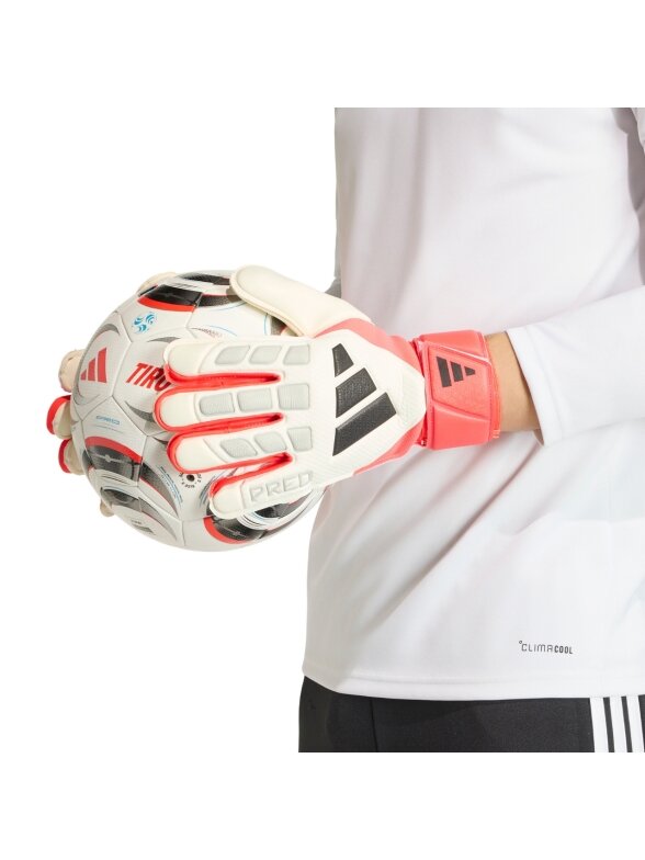 adidas Predator Match vartininko pirštinės balta-raudona KA7783 4 adidas Predator Match vartininko pirštinės balta-raudona KA7783 4
