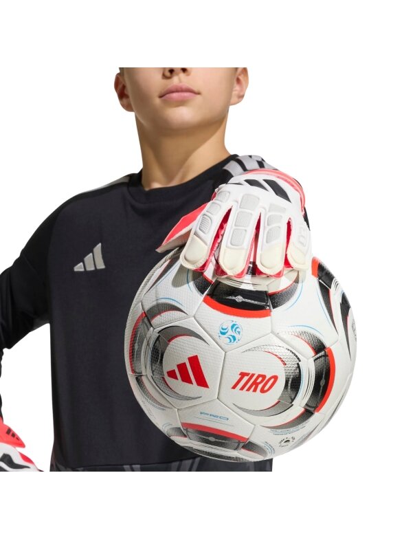Adidas Predator Training vartininko pirštinės vaikams baltos-raudonos KA7792 4 Adidas Predator Training vartininko pirštinės vaikams baltos-raudonos KA7792 4