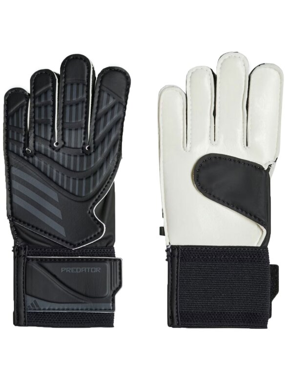 Adidas Predator Training vaikiškos vartininko pirštinės, juodos ir baltos IW6281 Adidas Predator Training vaikiškos vartininko pirštinės, juodos ir baltos IW6281
