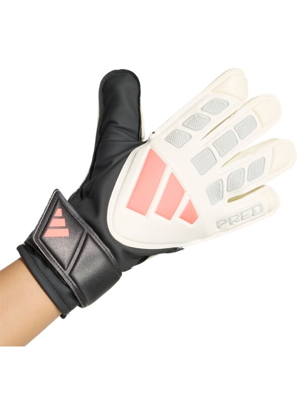 adidas Predator Training vaikiškos vartininko pirštinės, juodos ir baltos KE9707 2 adidas Predator Training vaikiškos vartininko pirštinės, juodos ir baltos KE9707 2