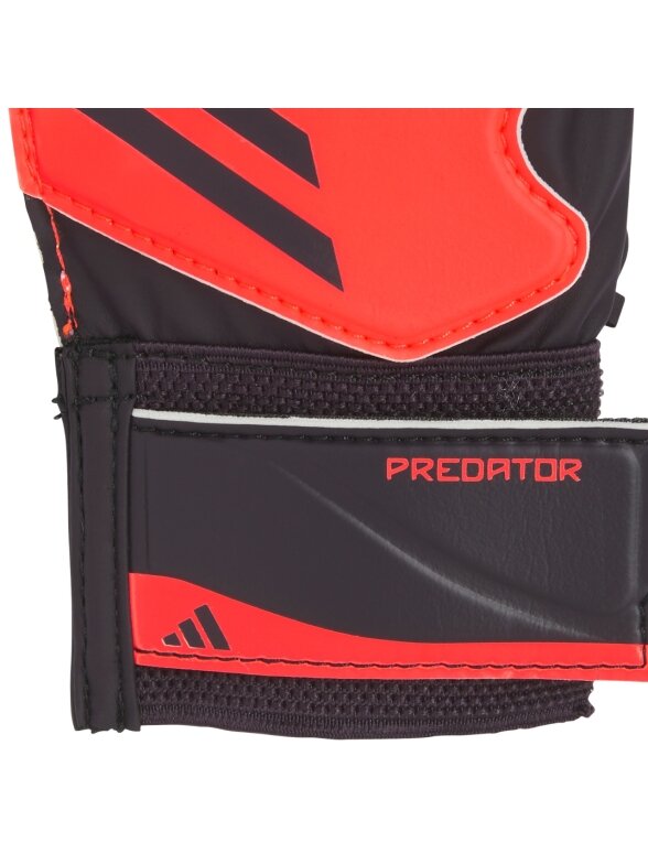 Adidas Predator Training Goalkeeper vaikams raudono-juodos spalvos pirštinės IX3873 2 Adidas Predator Training Goalkeeper vaikams raudono-juodos spalvos pirštinės IX3873 2