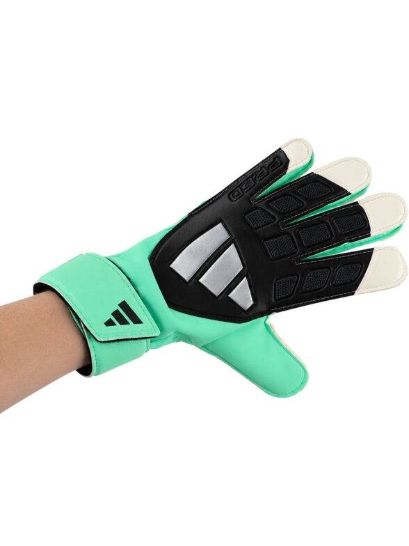 adidas vaikiškos vartininko pirštinės Predator Training, žalios-juodos KE9706 1