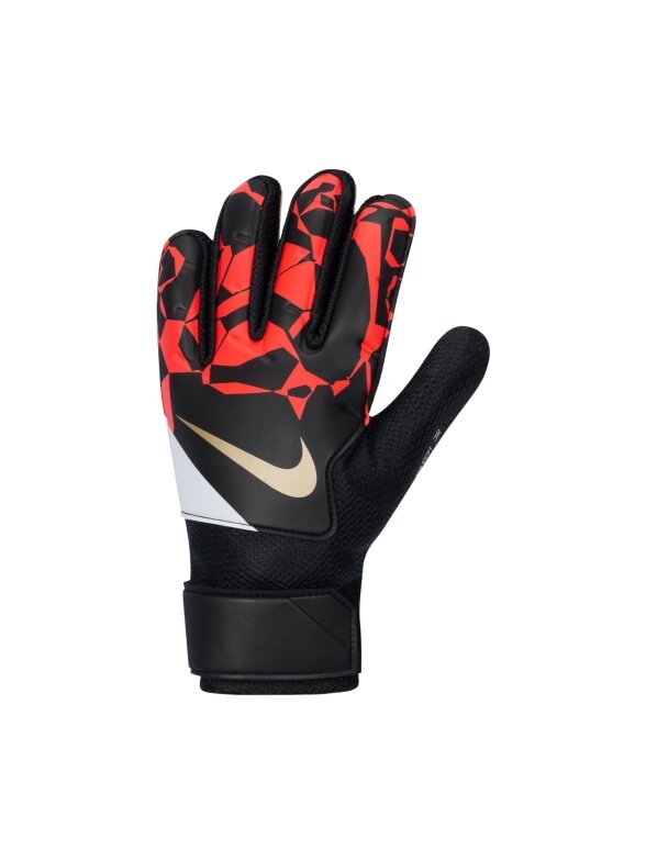 Nike Match Goalkeeper vaikiškos vartininko pirštinės, juodos ir raudonos HQ0258 011 1