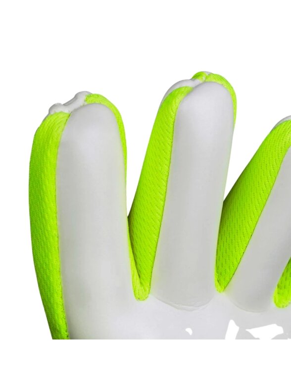 Select 88 v26 7 Flat Cut vartininko pirštinės vaikams, baltos/geltonos 5