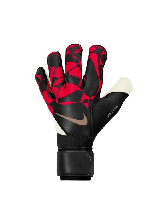 Nike Grip3 vartininko pirštinės juoda-raudona-balta HQ0256 010 2 Nike Grip3 vartininko pirštinės juoda-raudona-balta HQ0256 010 2