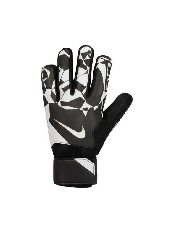 Nike Match Goalkeeper vartininko pirštinės juodos-baltos HQ0257 010 1 Nike Match Goalkeeper vartininko pirštinės juodos-baltos HQ0257 010 1