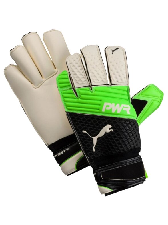 Puma Evo Power Grip 2.3 GC vartininko pirštinės juoda-žalia-balta 041223 32 Puma Evo Power Grip 2.3 GC vartininko pirštinės juoda-žalia-balta 041223 32