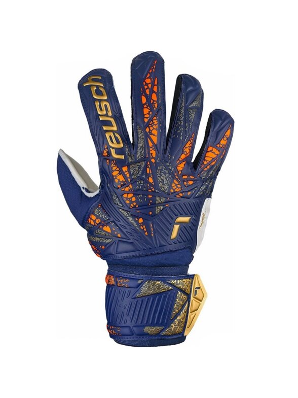 Reusch Attrak Solid vartininko pirštinės, tamsiai mėlynos 5470515 4410 2