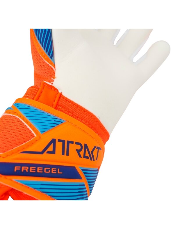 Reusch Attrakt Freegel Advance Junior vartininko pirštinės vaikams oranžinės 5672035 2290 5