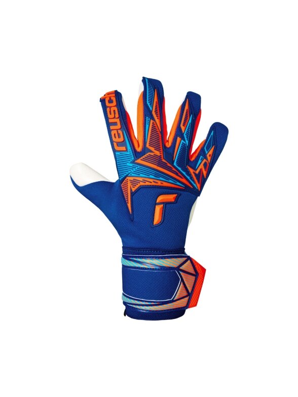 Reusch Attrakt Freegel Advance vartininko pirštinės vaikams mėlyna-oranžinė 1 Reusch Attrakt Freegel Advance vartininko pirštinės vaikams mėlyna-oranžinė 1