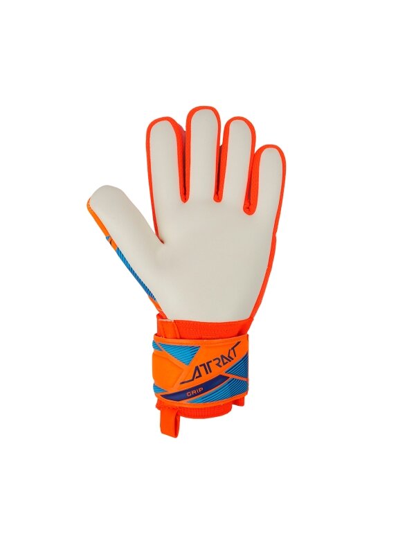 Reusch Attrakt Grip Junior vartininko pirštinės vaikams oranžinės 5672814 2290 2 Reusch Attrakt Grip Junior vartininko pirštinės vaikams oranžinės 5672814 2290 2