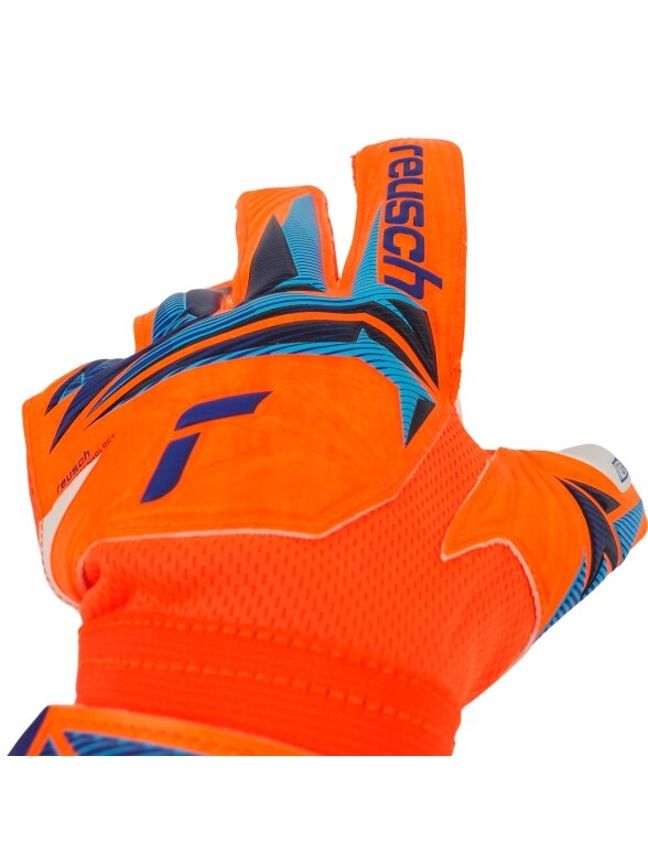 Reusch Attrakt Grip Junior vartininko pirštinės vaikams oranžinės 5672814 2290 4