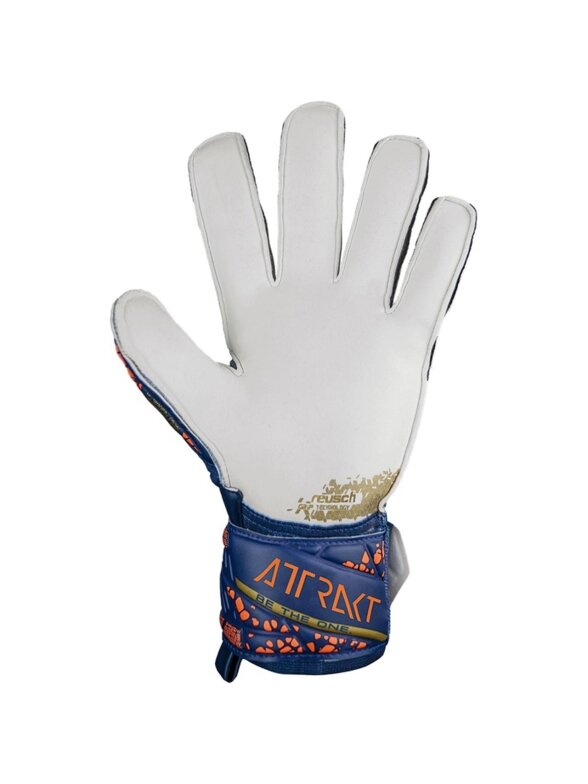 Reusch Attrakt Grip pirštinės vartininkui, mėlynos 5470815 4410 2 Reusch Attrakt Grip pirštinės vartininkui, mėlynos 5470815 4410 2