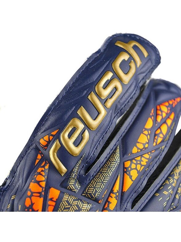 Reusch Attrakt Grip pirštinės vartininkui, mėlynos 5470815 4410 4 Reusch Attrakt Grip pirštinės vartininkui, mėlynos 5470815 4410 4