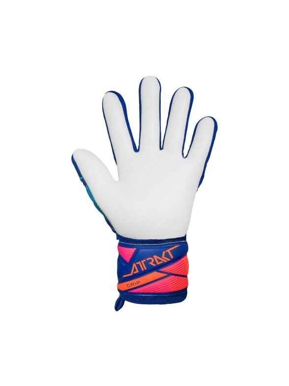 Reusch Attrakt Grip vartininko pirštinės vyrams, mėlynos 2 Reusch Attrakt Grip vartininko pirštinės vyrams, mėlynos 2