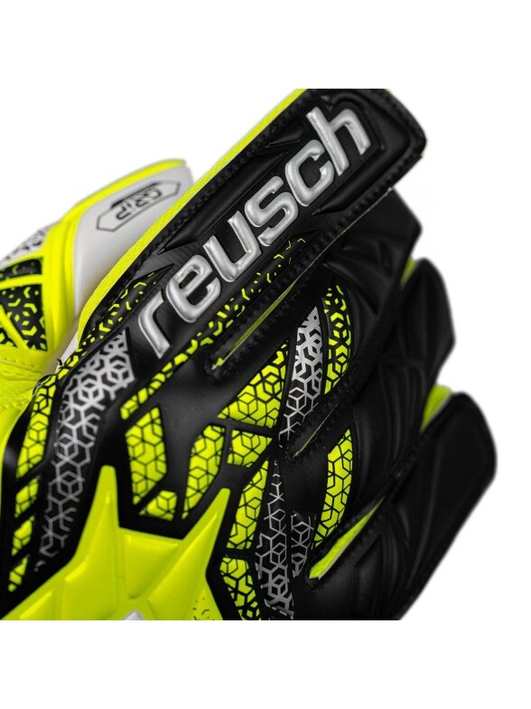 Reusch Attrakt Grip vartininko pirštinės vyrams geltono-juodos spalvos 5570815 2014 4 Reusch Attrakt Grip vartininko pirštinės vyrams geltono-juodos spalvos 5570815 2014 4