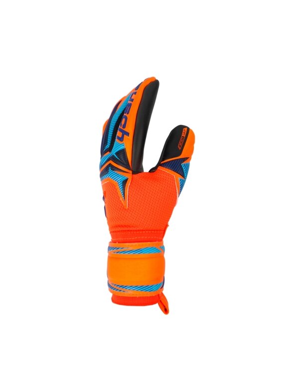 Reusch Attrakt Infinity Evolution NC Junior vartininko pirštinės vaikams, oranžinės-juodos-mėlynos 3