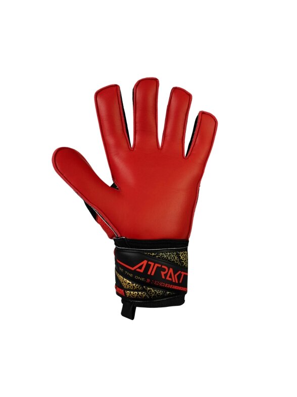 Reusch Attrakt Solid vartininko pirštinės raudonos ir juodos 5570515 7075 2 Reusch Attrakt Solid vartininko pirštinės raudonos ir juodos 5570515 7075 2