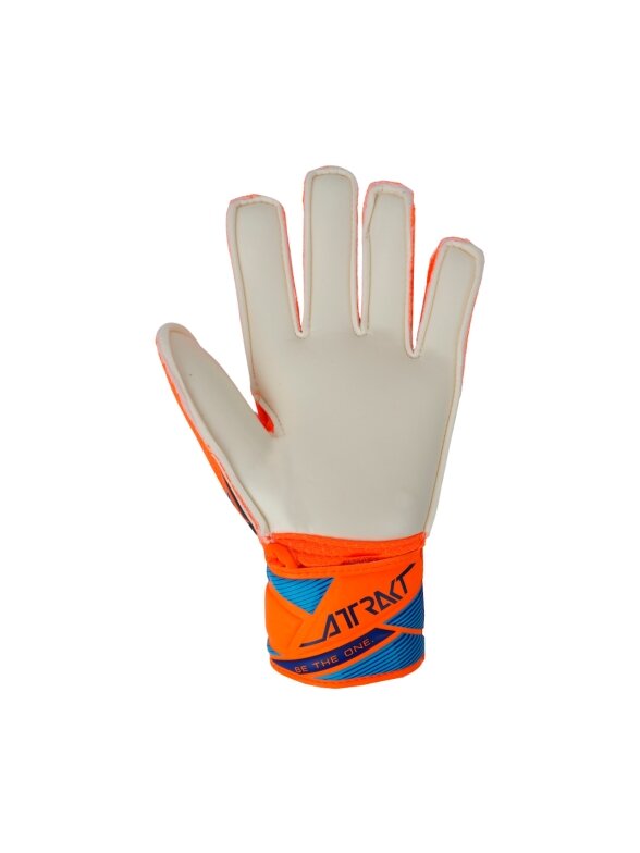 Reusch Attrakt Solid Junior vartininko pirštinės vaikams oranžinės 5672516 2290 2