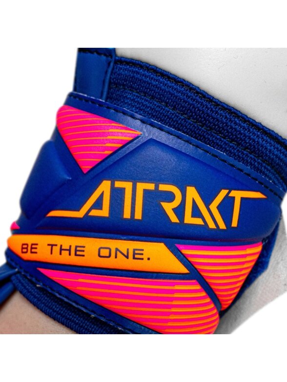 Reusch Attrakt Solid vartininko pirštinės mėlynos 4 Reusch Attrakt Solid vartininko pirštinės mėlynos 4