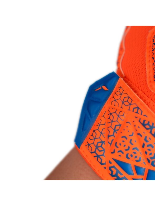 Reusch Attrakt Starter Solid Finger Support vartininkų pirštinės vaikams oranžinės-mėlynos 5472511 2290 6 Reusch Attrakt Starter Solid Finger Support vartininkų pirštinės vaikams oranžinės-mėlynos 5472511 2290 6