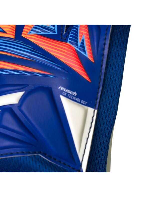 Reusch Attrakt Starter Solid Junior vartininko pirštinės vaikams, mėlynos 6