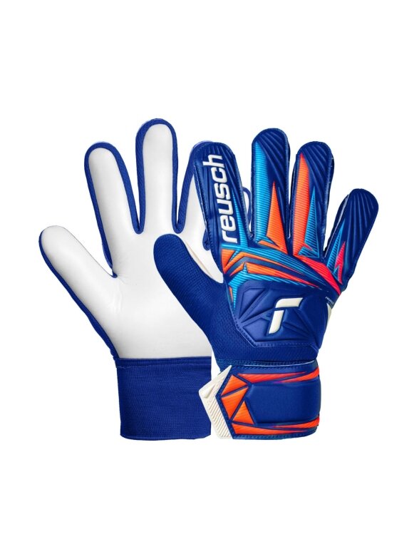 Reusch Attrakt Starter Solid Junior vartininko pirštinės vaikams, mėlynos
