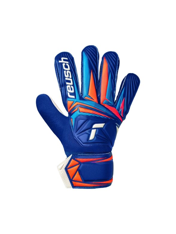 Reusch Attrakt Starter Solid Junior vartininko pirštinės vaikams, mėlynos 1 Reusch Attrakt Starter Solid Junior vartininko pirštinės vaikams, mėlynos 1