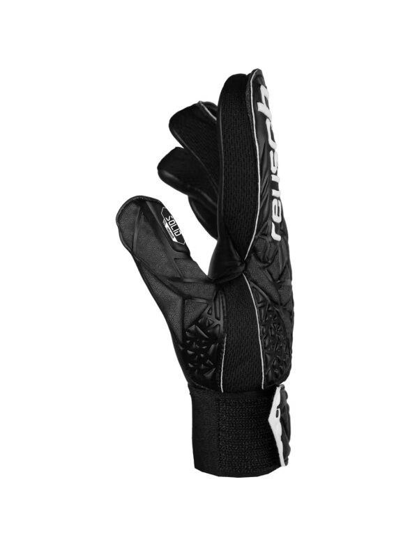Reusch Attrakt Staster Solid Finger Support Junior vartininko pirštinės juodos 5472511 7700 3 Reusch Attrakt Staster Solid Finger Support Junior vartininko pirštinės juodos 5472511 7700 3