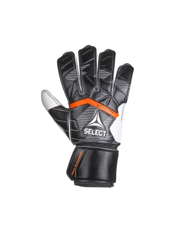 Select 03 Youth Flat Cut Jr vartininko pirštinės vaikams juodos-baltos 19063 1