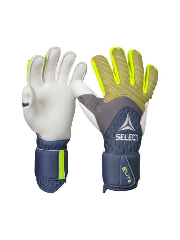 Select Elite 93 vartininko pirštines mėlynai žalias 500100