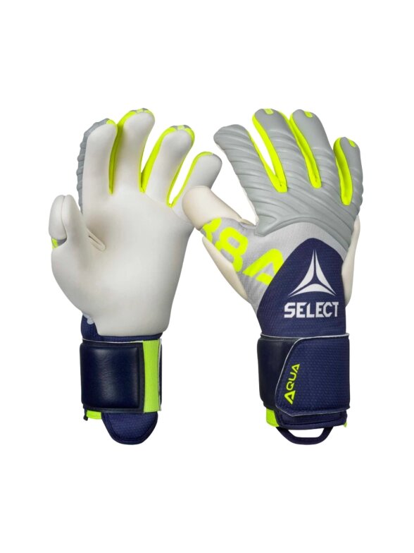 Select Pro Aqua 88 v26 vartininko pirštines, tamsiai mėlynos ir pilkos spalvos 500095 Select Pro Aqua 88 v26 vartininko pirštines, tamsiai mėlynos ir pilkos spalvos 500095