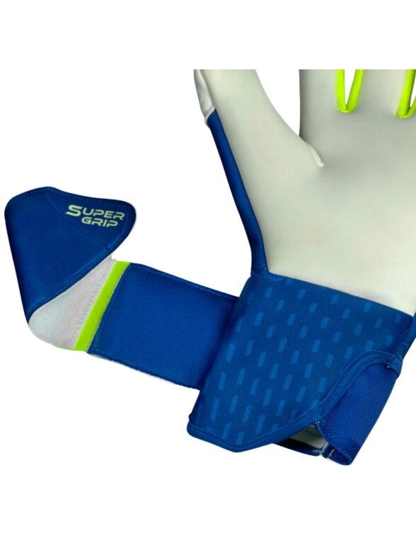 Select Super Grip 77 v26 vartininko pirštinės mėlynos 500093 6 Select Super Grip 77 v26 vartininko pirštinės mėlynos 500093 6