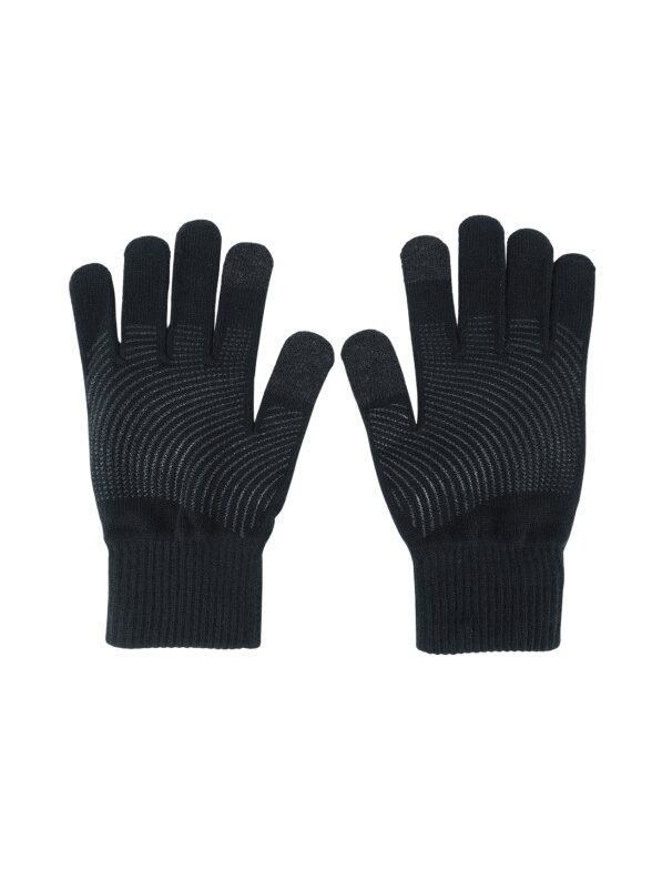Nike Knit Grip Gloves pirštinės juodos N1011919010 1 Nike Knit Grip Gloves pirštinės juodos N1011919010 1