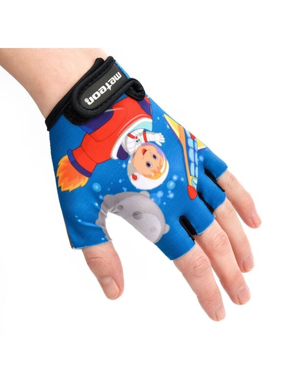 Meteor Space Jr vaikiškos dviratininko pirštinės 26175-26176-26177 2 Meteor Space Jr vaikiškos dviratininko pirštinės 26175-26176-26177 2
