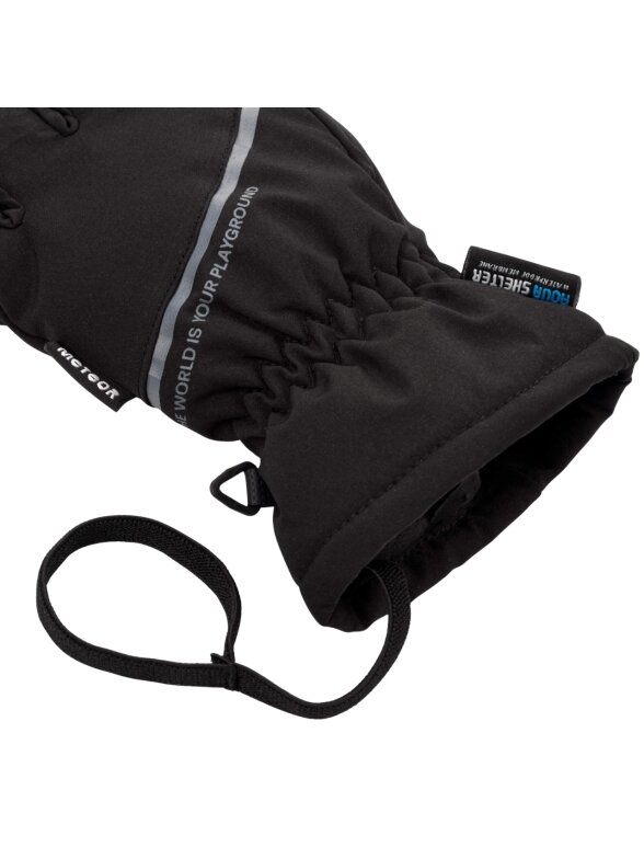 Meteor Hiemis žieminės pirštinės juodos unisex 2 Meteor Hiemis žieminės pirštinės juodos unisex 2